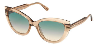 Tom Ford ANYA FT 0762 women Brown Cat Eye Sunglasses