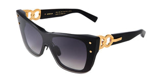 Balmain ARMOUR unisex Black Shield Sunglasses