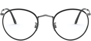 Giorgio Armani AR 112MJ men Black Round Eyeglasses