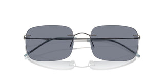 Giorgio Armani AR 1512M men Silver Rectangle Sunglasses