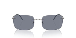 Giorgio Armani AR 1512M men Silver Rectangle Sunglasses