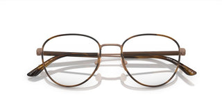 Giorgio Armani AR 5137J men Brown Geometric Eyeglasses