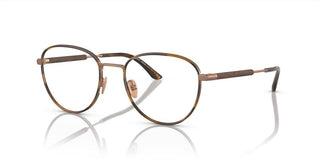 Giorgio Armani AR 5137J men Brown Geometric Eyeglasses