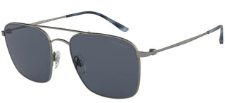 Giorgio Armani AR 6080 men Ruthenium Pilot Sunglasses