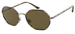 Giorgio Armani AR 6112J men Ruthenium Geometric Sunglasses