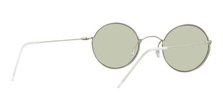 Giorgio Armani AR 6115T men Silver Round Sunglasses