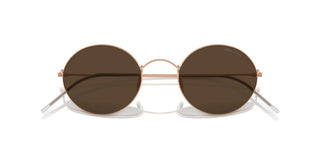 Giorgio Armani AR 6115T men Rose gold Round Sunglasses