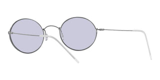 Giorgio Armani AR 6115T men Silver Round Sunglasses