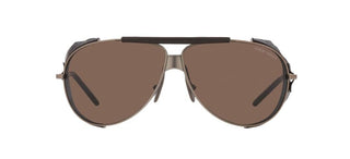 Giorgio Armani AR 6139Q men Brown Geometric Sunglasses