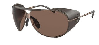 Giorgio Armani AR 6139Q men Brown Geometric Sunglasses