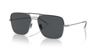 Giorgio Armani AR 6142 men Silver Geometric Sunglasses