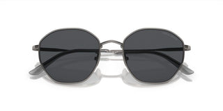 Giorgio Armani AR 6150 men Ruthenium Round Sunglasses