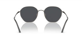 Giorgio Armani AR 6150 men Ruthenium Round Sunglasses