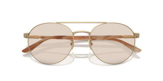 Giorgio Armani AR 6156 men Gold Round Sunglasses