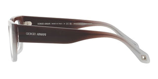 Giorgio Armani AR 7243U men Brown Oval Eyeglasses