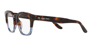 Giorgio Armani AR 7245U men Havana Squared Eyeglasses