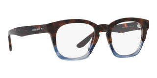 Giorgio Armani AR 7245U men Havana Squared Eyeglasses