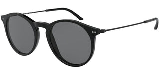 Giorgio Armani AR 8121 men Black Round Sunglasses