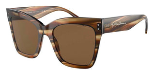 Giorgio Armani AR 8175 women Brown Cat Eye Sunglasses