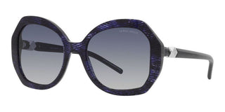 Giorgio Armani AR 8180 women Blue Oversize Sunglasses