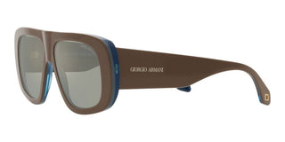 Giorgio Armani AR 8183 men Brown Squared Sunglasses