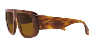 Giorgio Armani AR 8183 men Havana Squared Sunglasses