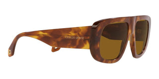 Giorgio Armani AR 8183 men Havana Squared Sunglasses