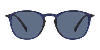 Giorgio Armani AR 8186U men Blue Geometric Sunglasses