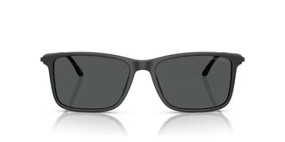 Giorgio Armani Ar 8218 Men Black Rectangle Sunglasses