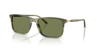 Giorgio Armani AR 8218 men Green Rectangle Sunglasses