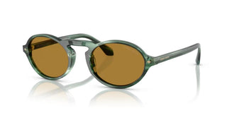 Giorgio Armani AR 8219U men Green Round Sunglasses