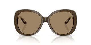 Giorgio Armani AR 8229U women Brown Butterfly Sunglasses