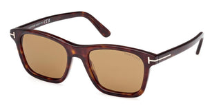 Tom Ford BARRON FT1179 unisex Havana Squared Sunglasses