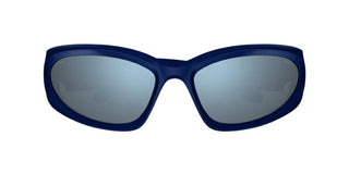 Balenciaga BB0157S men Blue Geometric Sunglasses