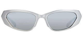 Balenciaga BB0181S men Silver Visor Sunglasses