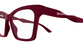 Balenciaga BB0210O women Red Geometric Eyeglasses