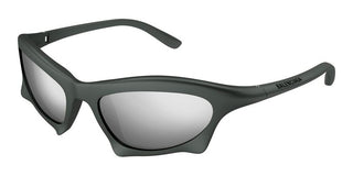 Balenciaga BB0229S men Grey Sports Sunglasses