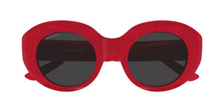 Balenciaga BB0235S women Red Round Sunglasses