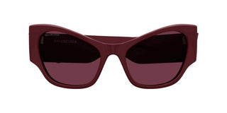 Balenciaga BB0259S women Red Squared Sunglasses