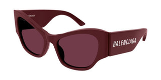 Balenciaga BB0259S women Red Squared Sunglasses