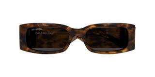 Balenciaga BB0260S women Havana Squared Sunglasses