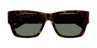 Balenciaga BB0262SA unisex Havana Squared Sunglasses