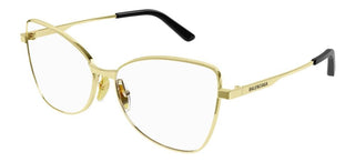 Balenciaga BB0282O women Gold Geometric Eyeglasses