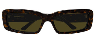 Balenciaga BB0286S unisex Havana Squared Sunglasses