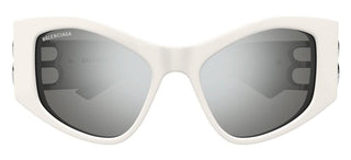 Balenciaga BB0287S women White Cat Eye Sunglasses