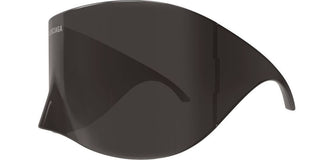 Balenciaga BB0288S unisex Black Shield Sunglasses