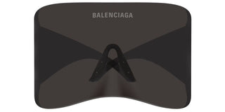 Balenciaga BB0288S unisex Black Shield Sunglasses