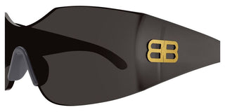 Balenciaga BB0292S unisex Black Shield Sunglasses