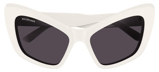 Balenciaga BB0293S women White Cat Eye Sunglasses