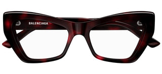 Balenciaga BB0296O women Havana Cat Eye Eyeglasses